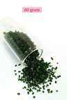 Kesme Cam Boncuk 2mm - 60 Gram - Şeffaf Koyu Yeşil - BNC367