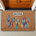 Valerine Life Sarkaç Tüyler Welcome Kapı Önü Paspası 45x70cm