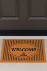 Valerine Life Velür Coco Dokulu Welcome Hoş Geldiniz Kapı Önü Dış Mekan Paspası 45x70cm 27YCM260103