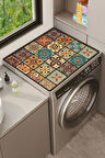 Valerine Life Çamaşır Kurutma Makinesi Matı Örtüsü 60x60cm Kaymaz Sıvı Geçirmez Silinebilir 27251004