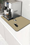 Valerine Life Kahve Makinesi Matı Sıvı Geçirmez Kaymaz Çaycı Espresso Makinesi Pad 35x45cm 27241228