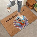 Valerine Life Taş Devri Yaba Daba Du Welcome Hoş Geldiniz Kapı Önü Paspası 45x70cm