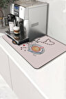 Valerine Life Kahve Makinesi Matı Sıvı Geçirmez Kaymaz Çaycı Espresso Makinesi Pad 35x45cm 27250214
