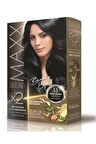 Maxx Deluxe Saç Boyası Set Mavi Siyah 1/1