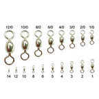 TY-10001 Çelik Bilyeli Fırdöndü (4'lü) No:6/0