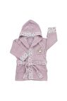 Kapüşonlu Çocuk Bornoz %100 Pamuk Kız  Çocuk Bornozu