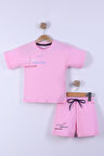 Karekter Baskılı Kız Çocuk Şortlu Takım 3/6 yaş