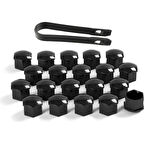 EGEA STATİON WAGON 2015-2016-2017-2018-2019 MODEL ARASI UYUMLU (20 ADET) BİJON KAPAĞI TAKIM PİYANO SİYAH 1z0601173