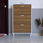 Modilayn VARBİ Kapı Önü 52 x 119 x 25, 5 cm’ lik 3 Düşer Kapak 6 Göz Bölmeli Ayakkabılık