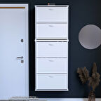 Modilayn VARBİ UMAY' 2 Li Asma Kapı Önü 72 x181x 25, 5 cm’ lik 5 Düşer Kapak 10 Göz Bölmeli Ayakkabılık