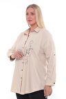 Cotton Büyük Beden Kadın Gömlek
