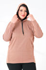 Büyük Beden Kapüşonlu Sweatshirt