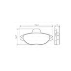 Fiat Panda Punto 0986TB2225 ÖN FREN BALATASI Bosch