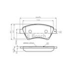 Renault Kangoo 1.6 19. DCI Megane II DCI 2001 2007  arası 0986TB2440 ÖN FREN BALATASI