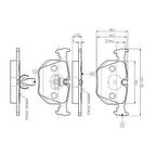Bmw 5 serisi 98-2003 arası 0986TB2204 ARKA FREN BALATASI BOSCH