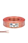 50 Metre Hoparlör, Elektrik Ve Ses Kablosu Kordon 2x0.50 Şeffaf