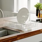 Tek Katlı Tabaklık Bulaşıklık Krom