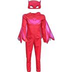 Pijamaskeliler Kostümü Baykuş Kız Kostüm L Beden 7-9 Yaş