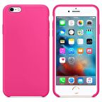 Apple iPhone 6 Altı Açık Liquit Lansman Silikon Şeker Pembesi