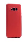 Samsung Galaxy S8 Premium Silikon Kılıf Bordo