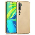 Xiaomi Mi Note 10 Premium Silikon Kılıf Gold