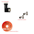 Çiftli LNB Hazır Set (LNB + Kablo + Konnektör)