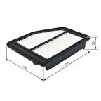 Honda Civic 1.6 1.8 Vtec 2012 Sonrası F026400412 Hava Filtresi Bosch