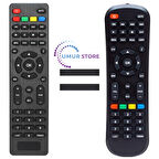 Uyumlu Showmax Blue HD Uydu Alıcı Kumandası