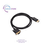 Displayport VGA Kablo 1.8 Metre Dp VGA Kablo