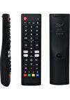 Uyumlu LG Netflix Prime Video Disney Plus Tuşlu LCD LED Tv Kumanda (AKB76040305) (5131)