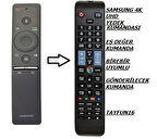 Uyumlu Samsung ile uyumlu 65NU7500 Yedek Kumandası