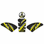 Gogo Mondial Drift L Tank Pad 004 Siyah/Sarı