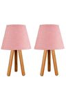EvLight Ikili Abajur Seti Pembe