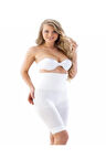 Kadın Yüksel Bel Çift Kat Kalça Karın Toparlayıcı Korse Beyaz 2015