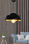 EvLight Oscar Siyah Rengi Sarkıt Avize Yatak Odası Salon Mutfak Koridor Şık Lamba
