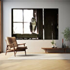 Baykuş Kanvas Tablo