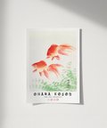 Çerçevesiz Poster Ohara Koson İki Japon Balığı