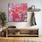 Kırmızı Rüya Kanvas Tablo