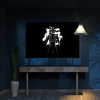 Yazılı Dragon Ball Kanvas Tablo