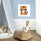 Sevimli Kaplan Kanvas Tablo