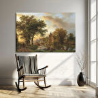 Kırsal Sessizlik Kanvas Tablo