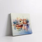 Rıhtımda Yansımalar Kanvas Tablo