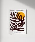 Çerçevesiz Poster Flower Market