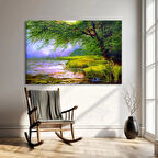 Sakin Nehir Kanvas Tablo