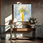 Vazgodaki Papatyalar Kanvas Tablo