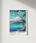 Çerçevesiz Poster Hiroaki Takahashi Yamanaka Gölü'nden Fuji Dağı