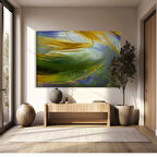 Yeşilin Huzur Veren Esintisi Kanvas Tablo