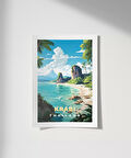 Çerçevesiz Poster Krabi, Tayland Seyahat