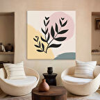 Çiçek Deseni Kanvas Tablo