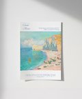 Çerçevesiz Poster Claude Monet Etretat Kumsalı